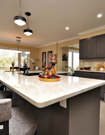 Renovated kitchen by Gilbert Lutes, Total Home. Design by Cindy Lutes, Total Home